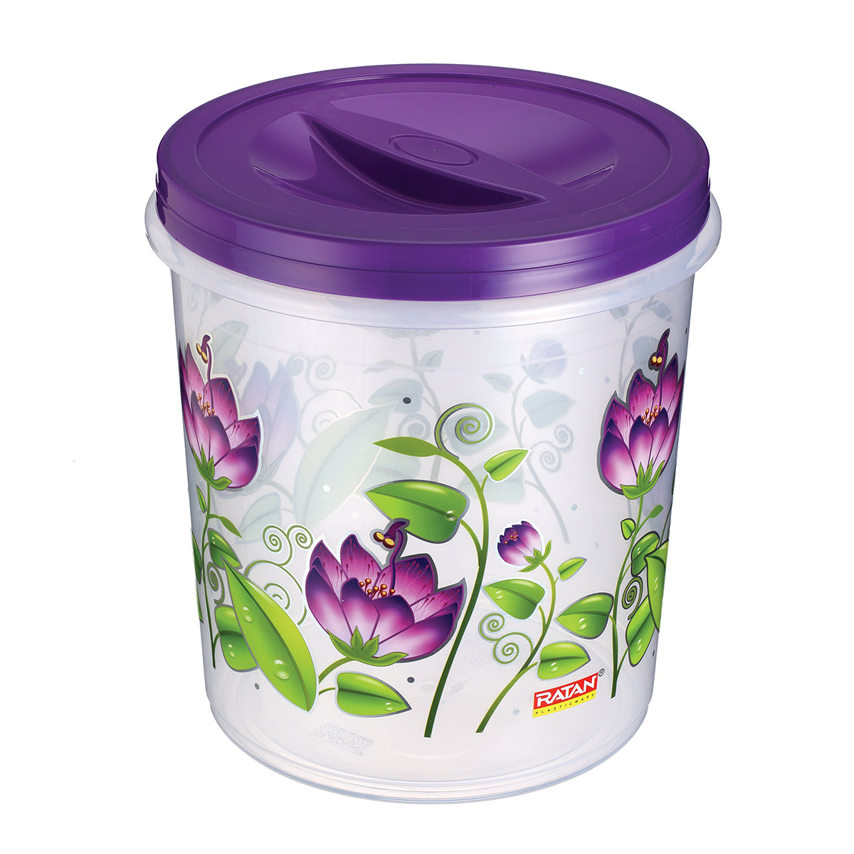 Crystal Containers - Tulip garden print
