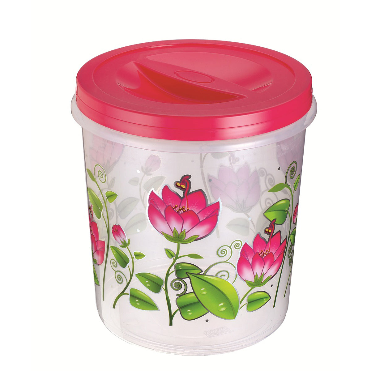 Crystal Containers - Tulip garden print