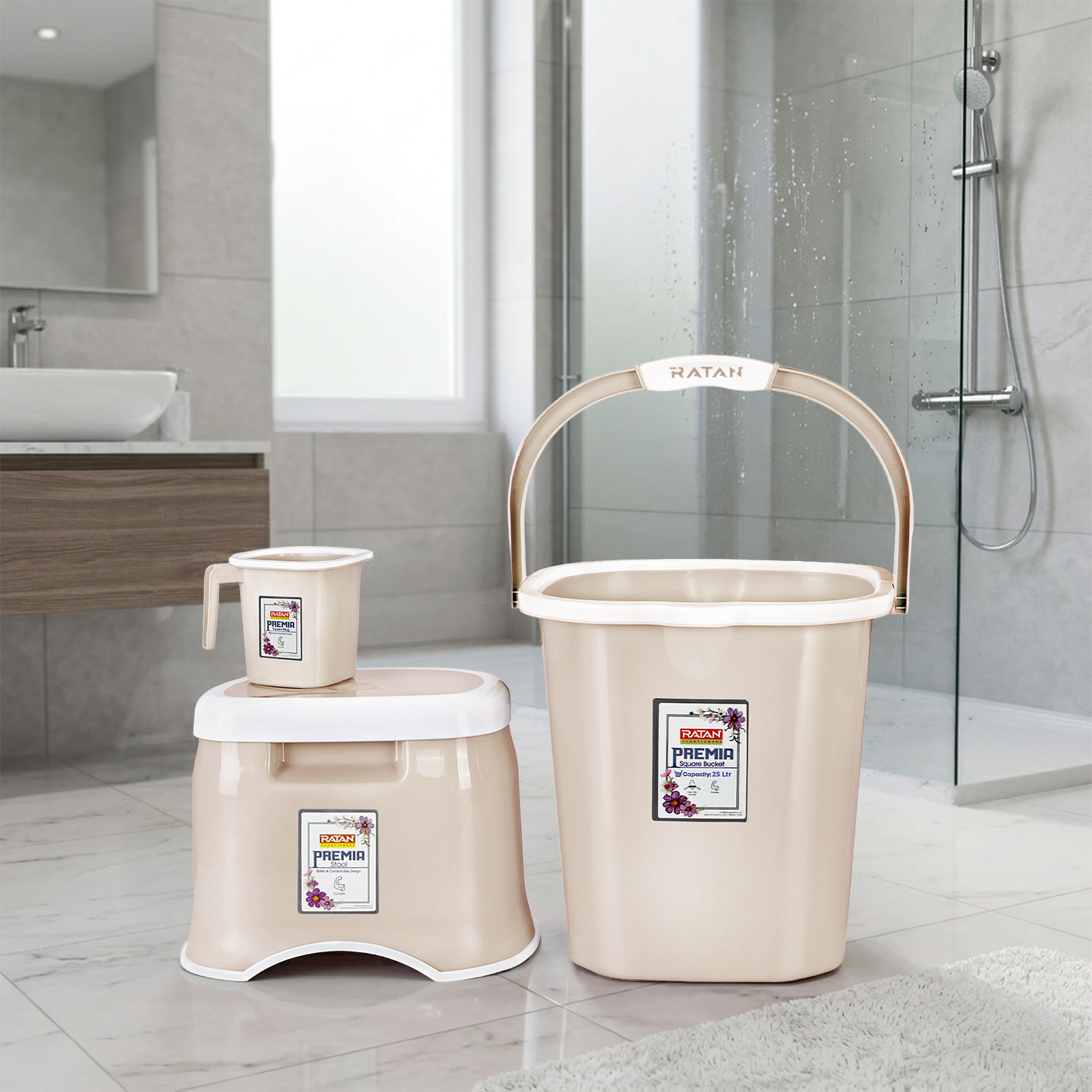 Premia Bath Set - 3 pcs