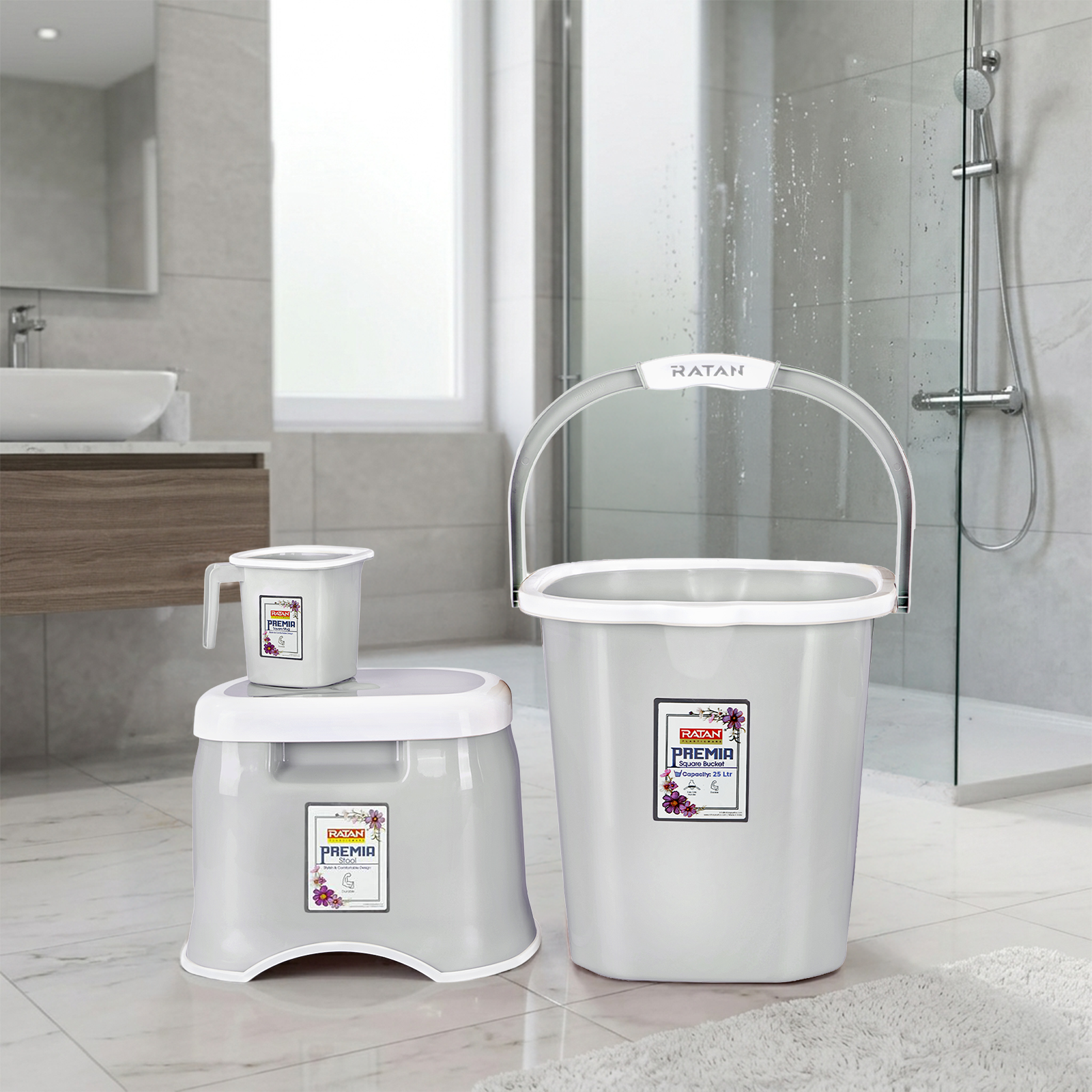 Premia Bath Set - 3 pcs