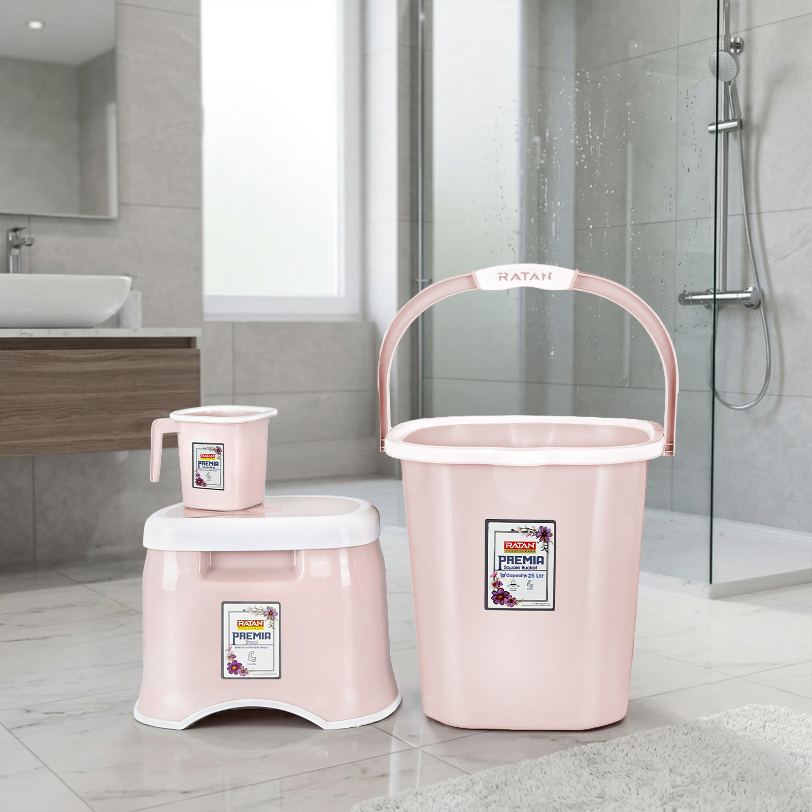 Premia Bath Set - 3 pcs