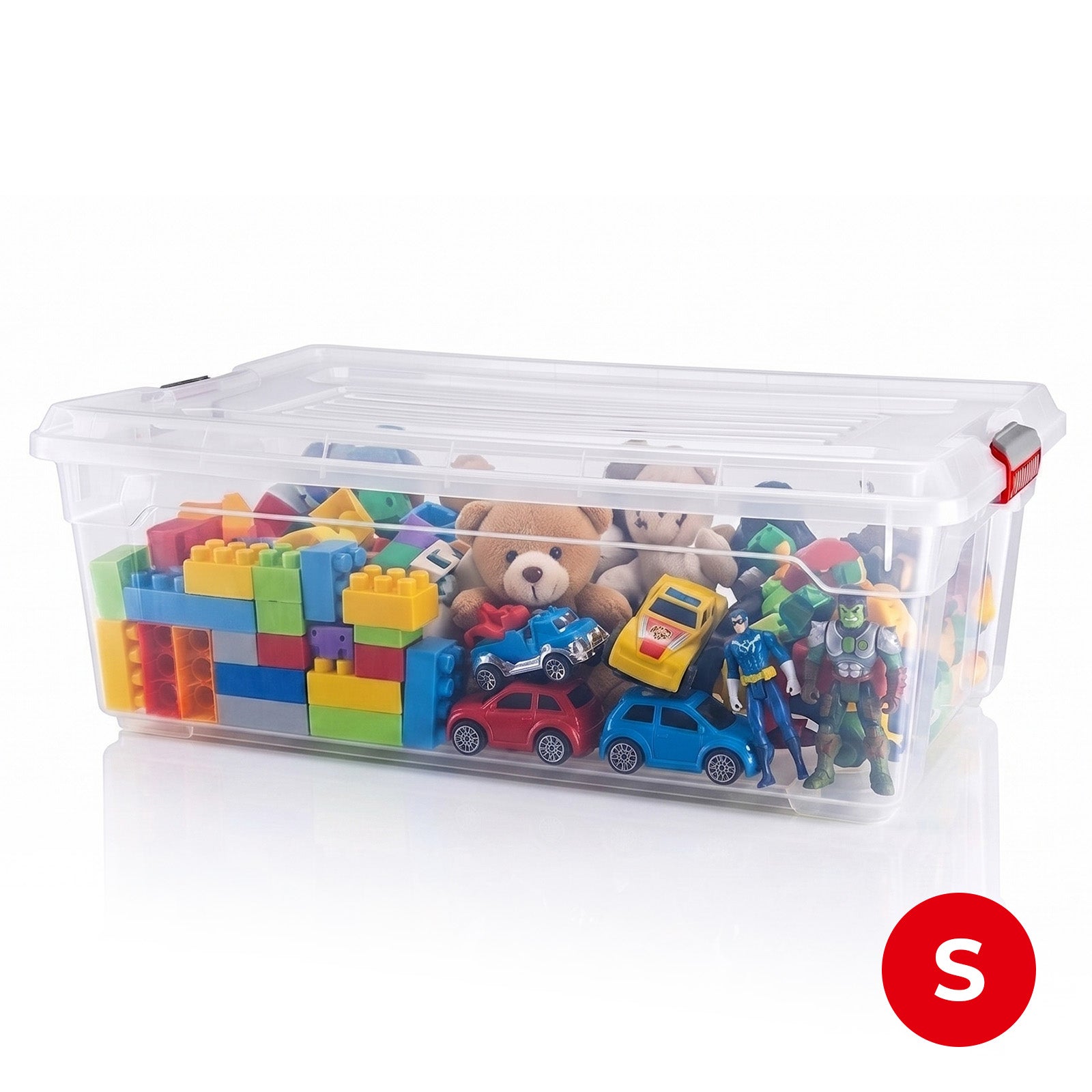Storemax Plastic Storage Container Box with Wheels